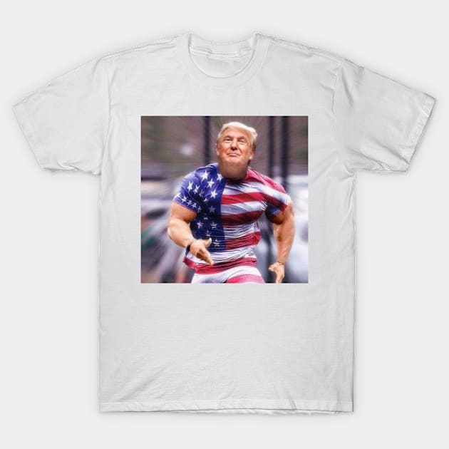 Running Trump T-Shirt by MadAmericanNetwork